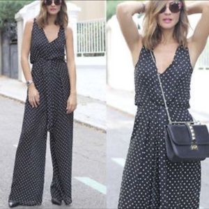 Zara polka Dot jumpsuit size S - Long